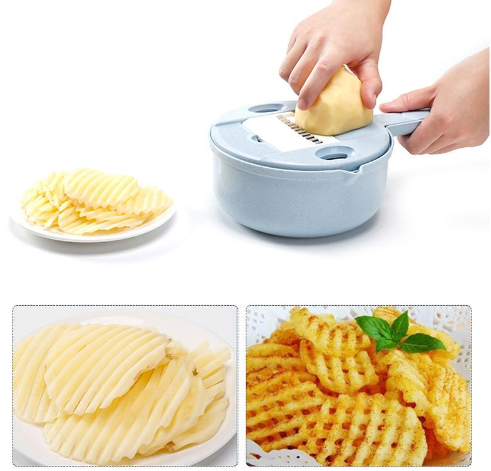 Multi-Functional Kitchen Vegetable Slicer and Shredder