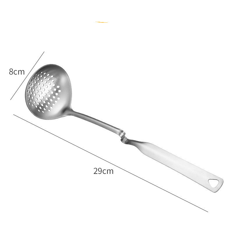 Stainless Steel Wall-Mounted Oil Filter Spoon for Hot Pot