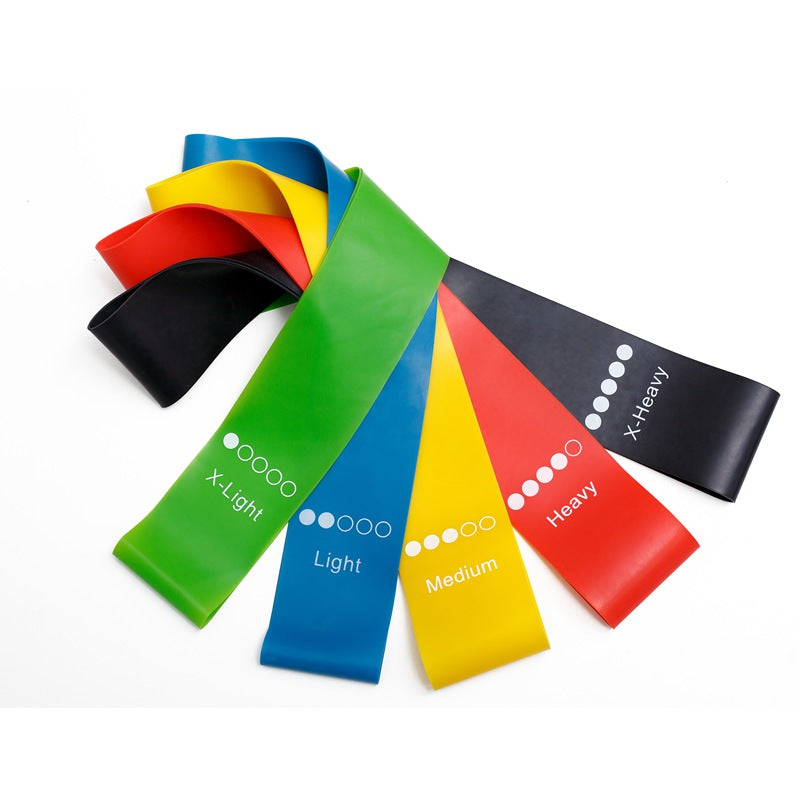Natural Latex Resistance Bands for Fitness and Yoga