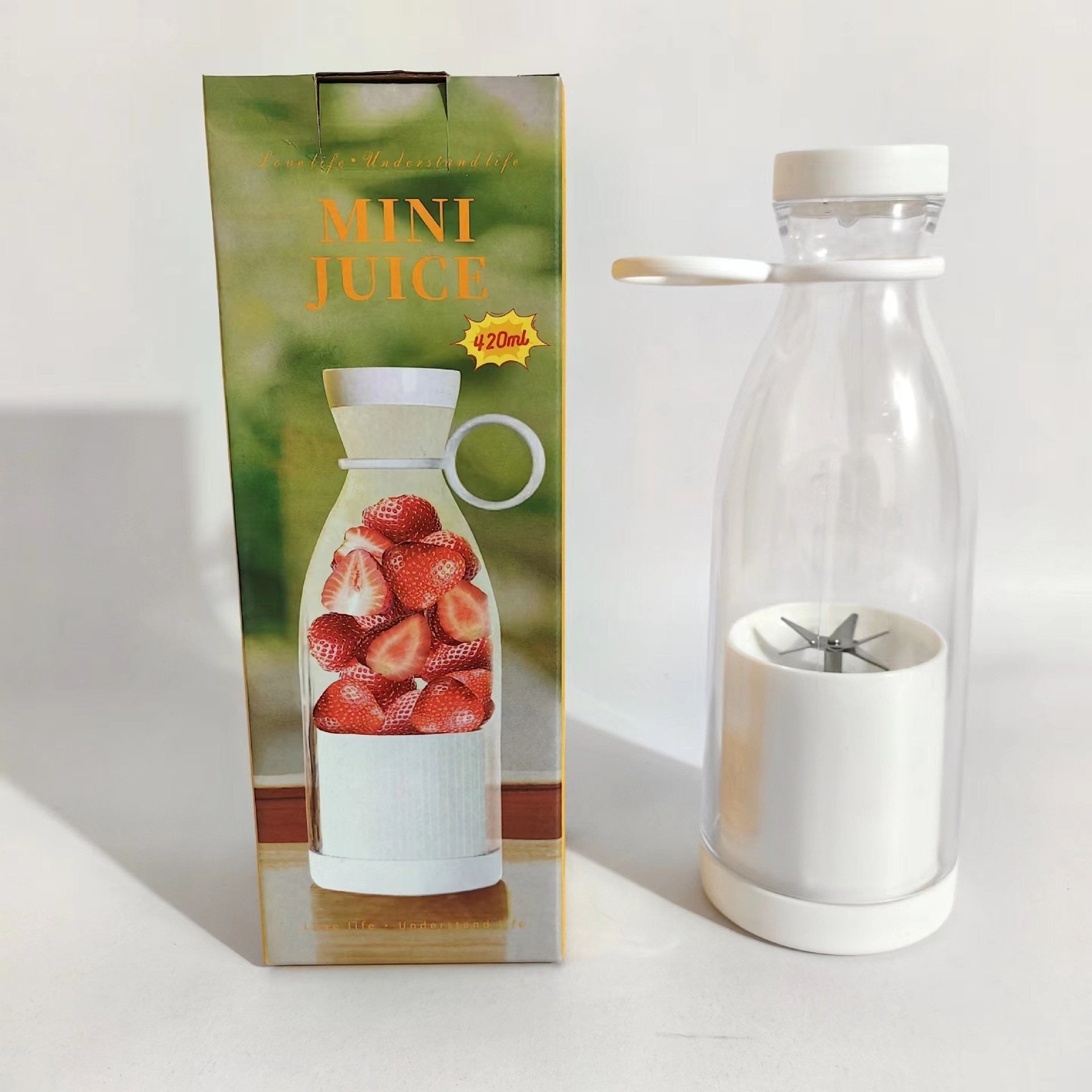 Rechargeable Portable Juice Blender 420ml – USB Personal Smoothie Maker