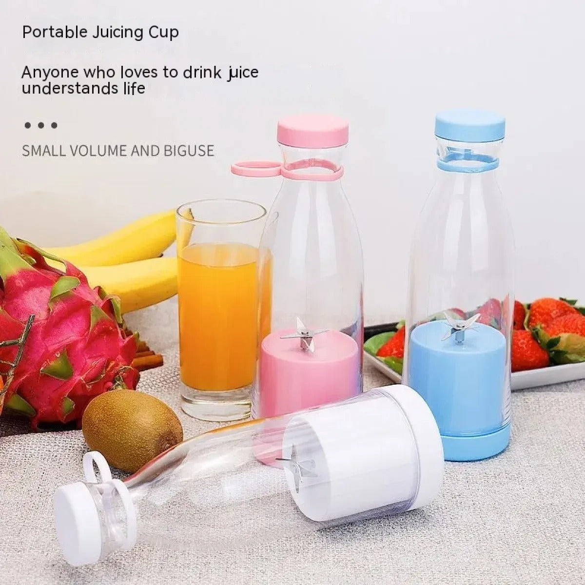 Rechargeable Portable Juice Blender 420ml – USB Personal Smoothie Maker