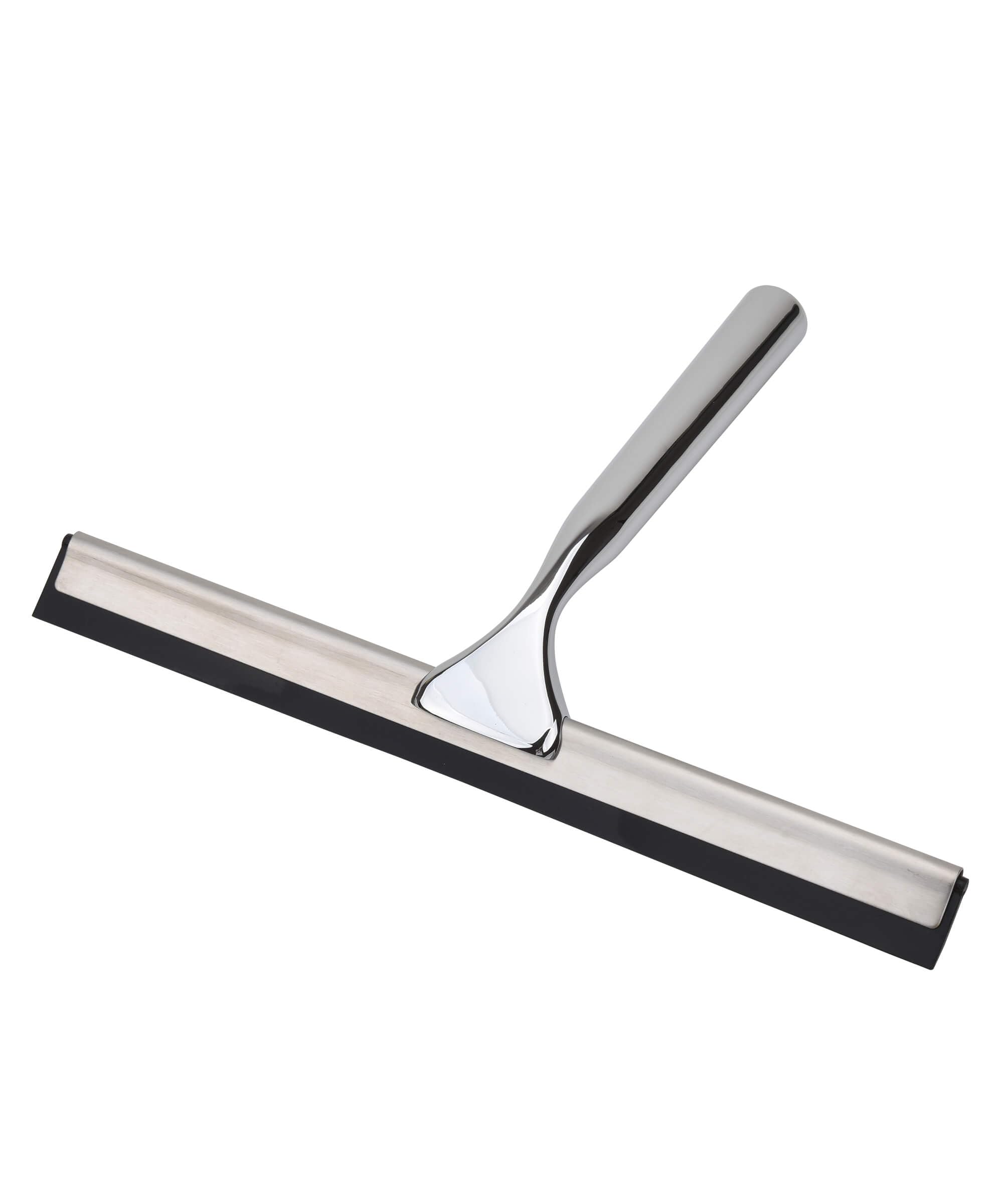 Adjaso All Purpose Stainless Steel Squeegee for Glass Shower Doors Car Window Home Mirrors Bathroom Cleaner Wiper