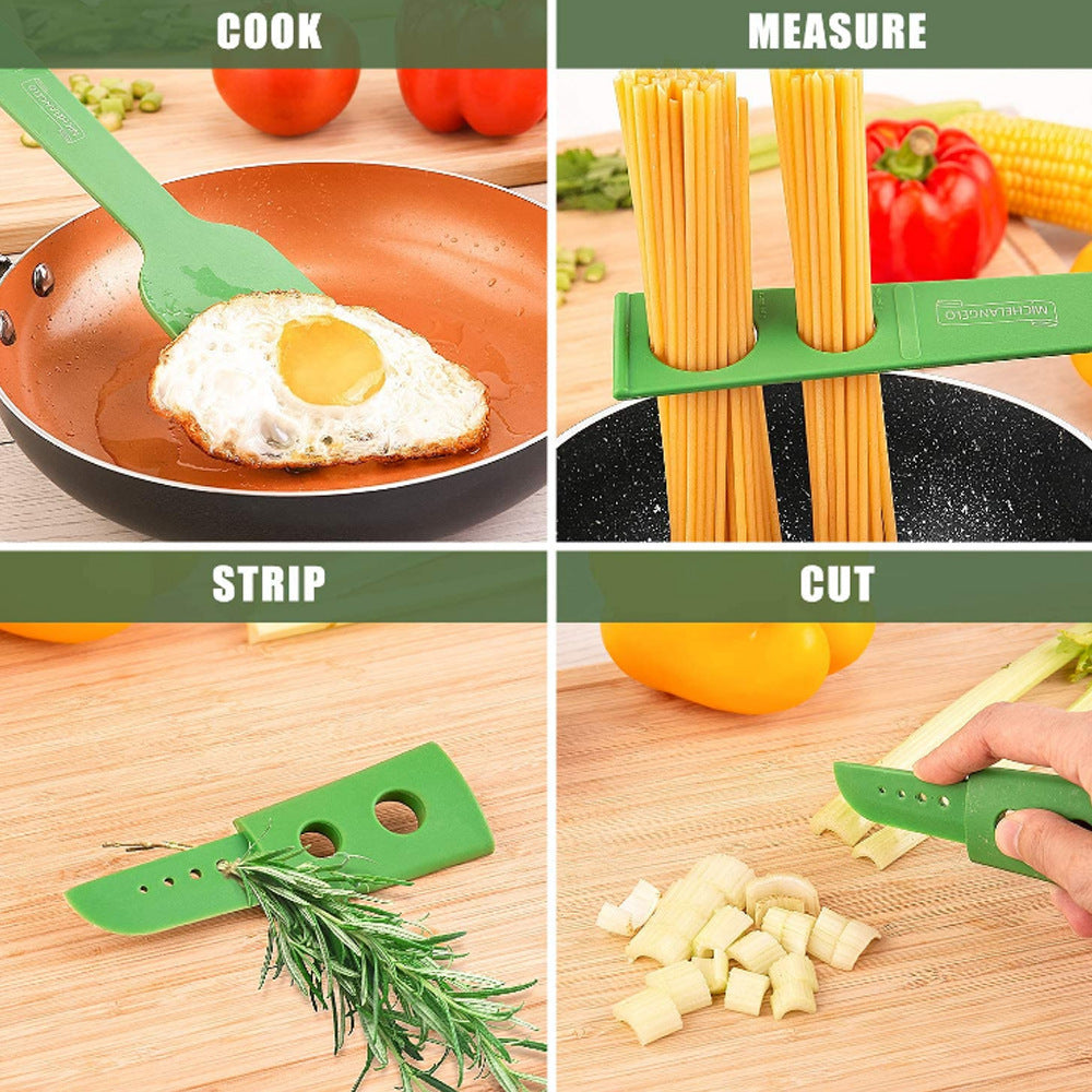 Multi-Function Kitchen Spatula and Pasta Spoon