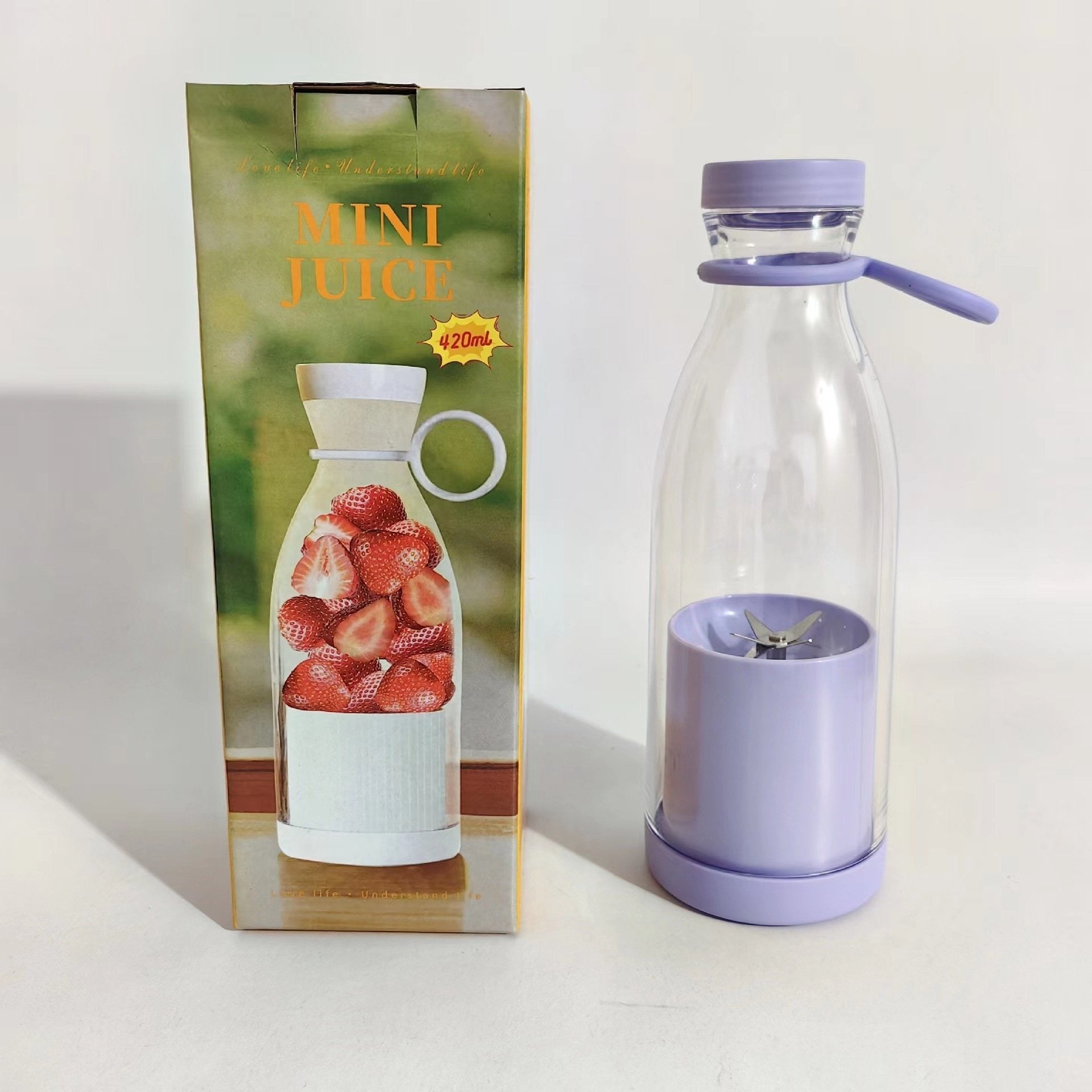Rechargeable Portable Juice Blender 420ml – USB Personal Smoothie Maker