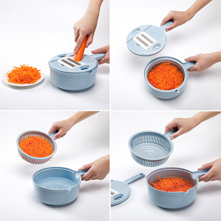 Multi-Functional Kitchen Vegetable Slicer and Shredder